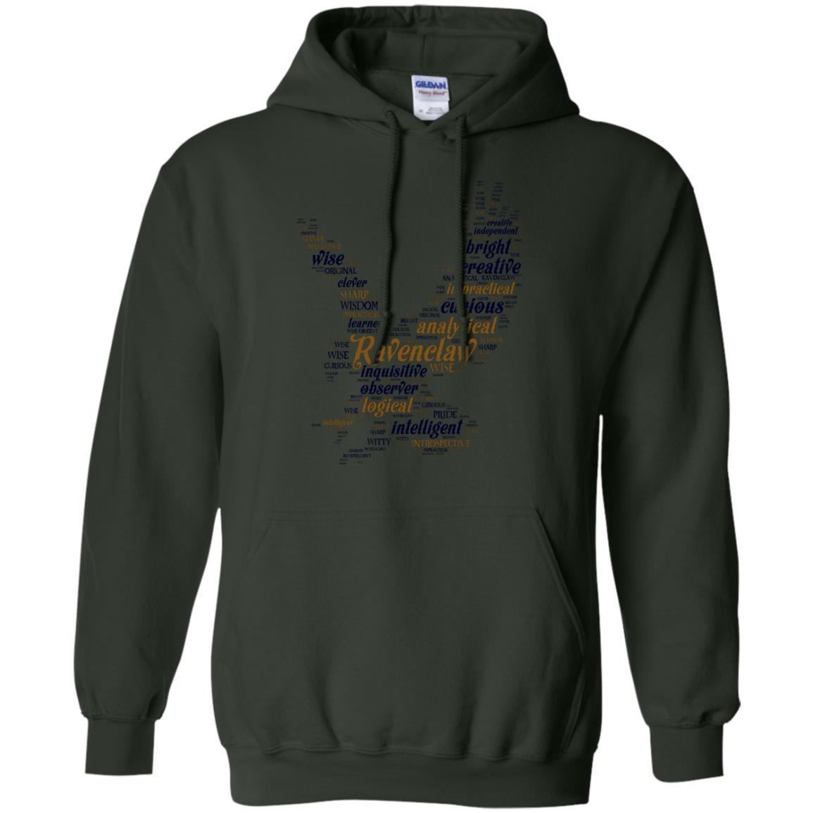 Ravenclaw House Harry Potter Fan Shirt Forest Green S