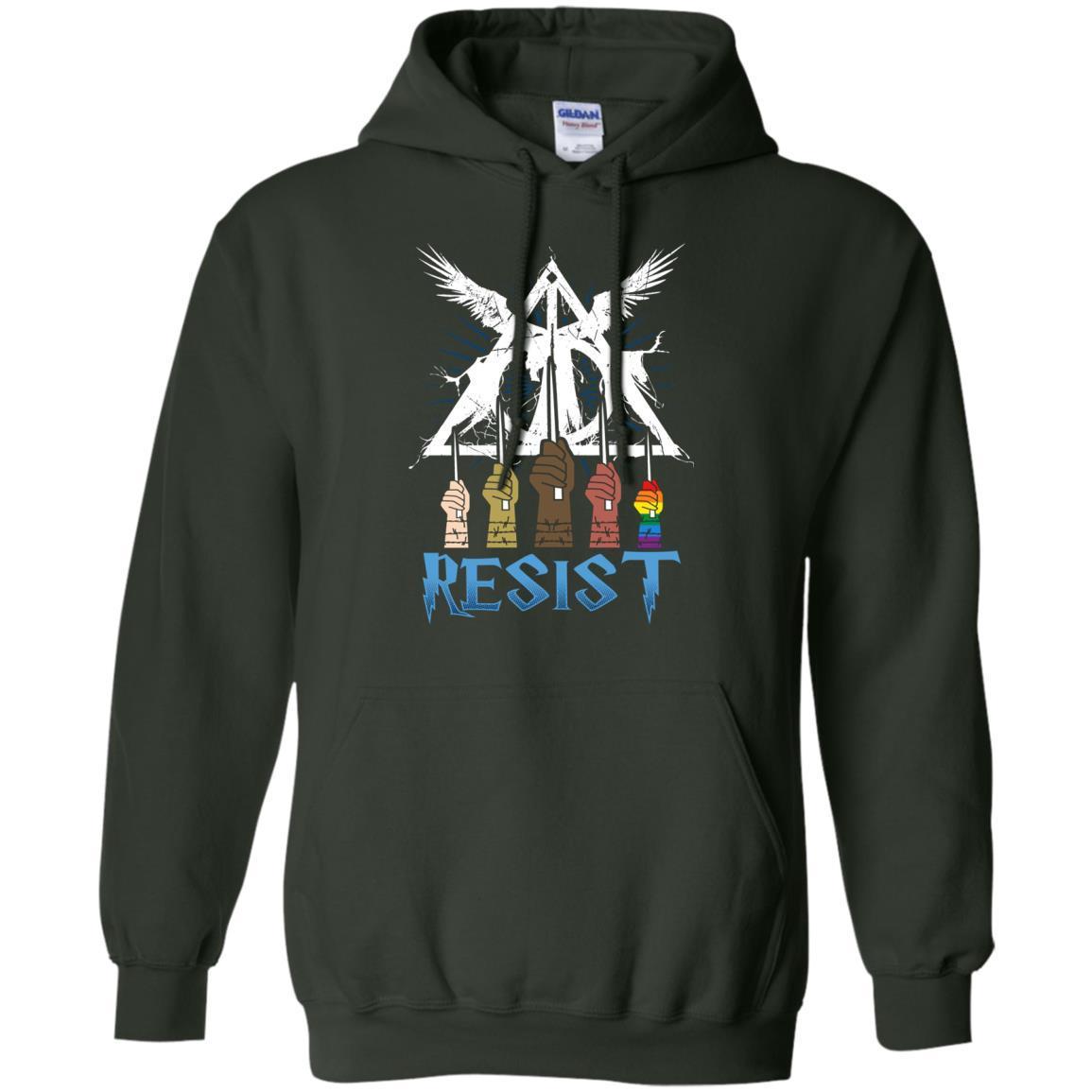 Resist Harry Potter Fan T-shirt Forest Green S