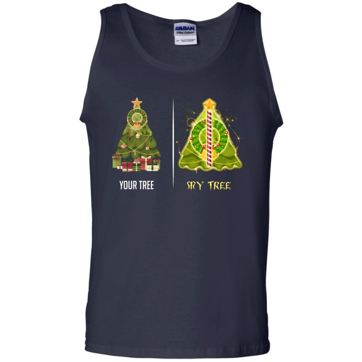 Harry Potter Christmas Tree Shirt Navy S