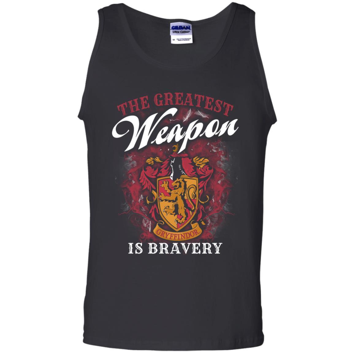 The Greatest Weapon Is Bravery Harry Potter Fan T-shirt Black S