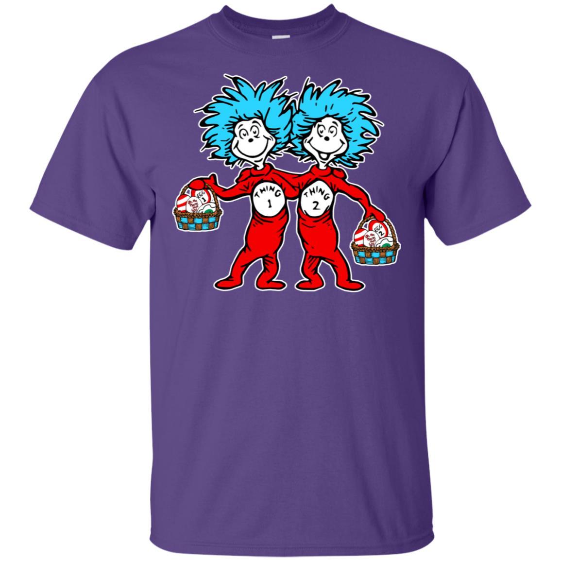 Dr. Seuss Thing 1 Thing 2 Easter Egg T-shirt