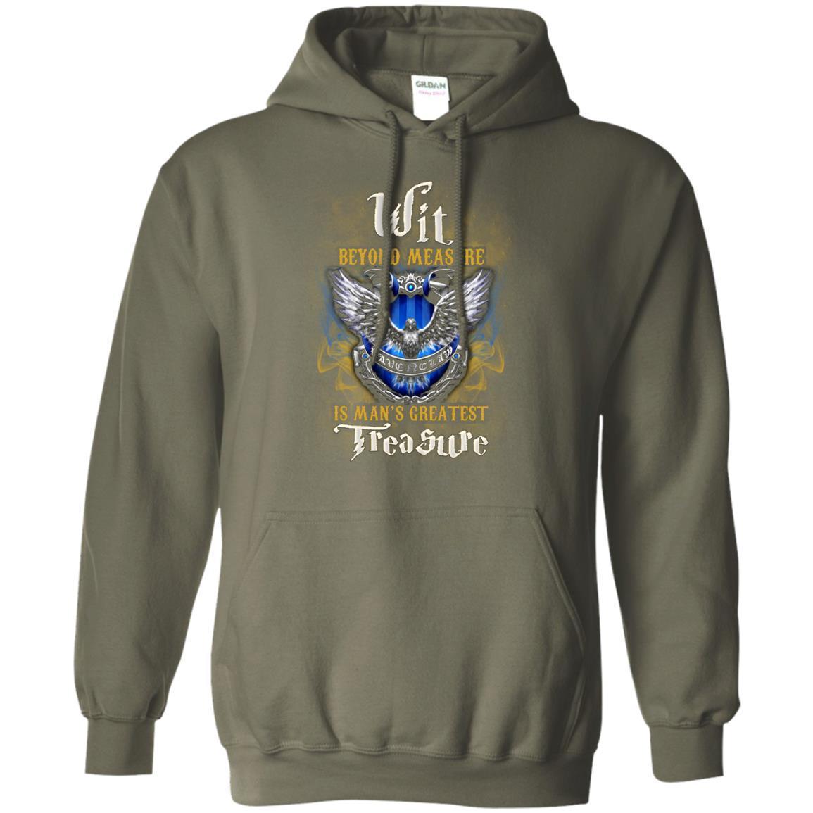 Wit Beyond Measure Is Man's Greatest Treasure Ravenclaw House Harry Potter Fan Shirt