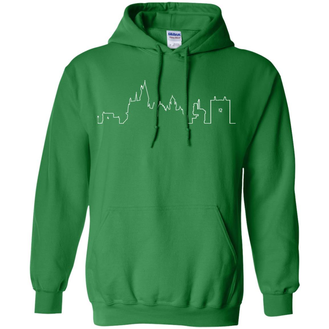 Hogwarts School Harry Potter Fan T-shirt Irish Green S
