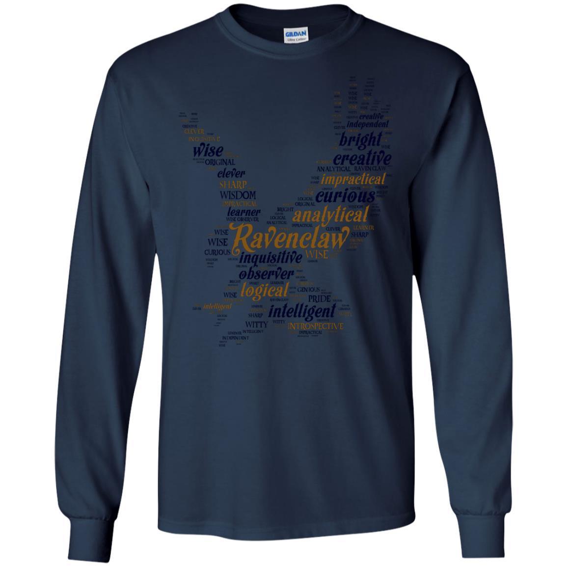 Ravenclaw House Harry Potter Fan Shirt Navy S