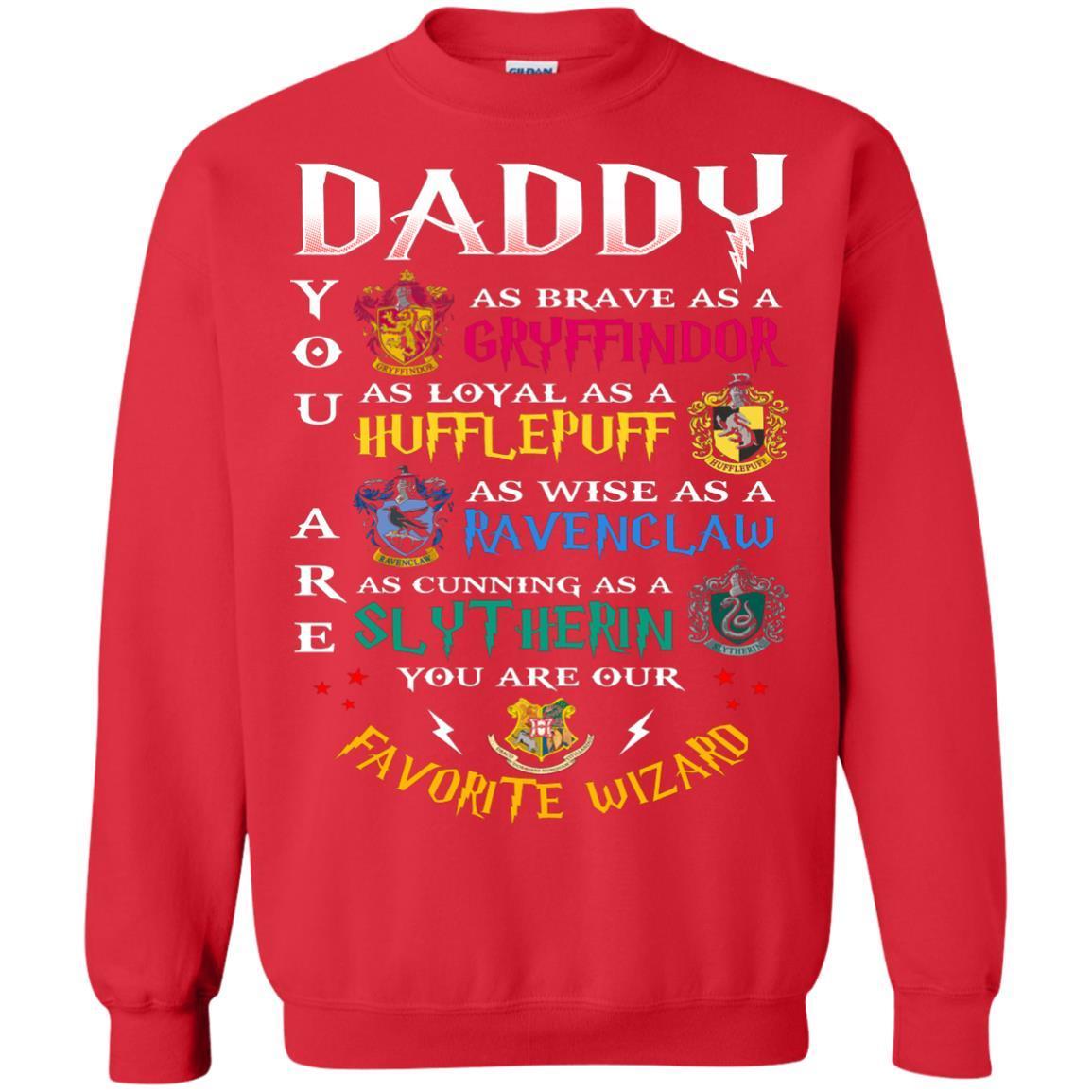 Daddy Our Favorite Wizard Harry Potter Fan T-shirt Red S