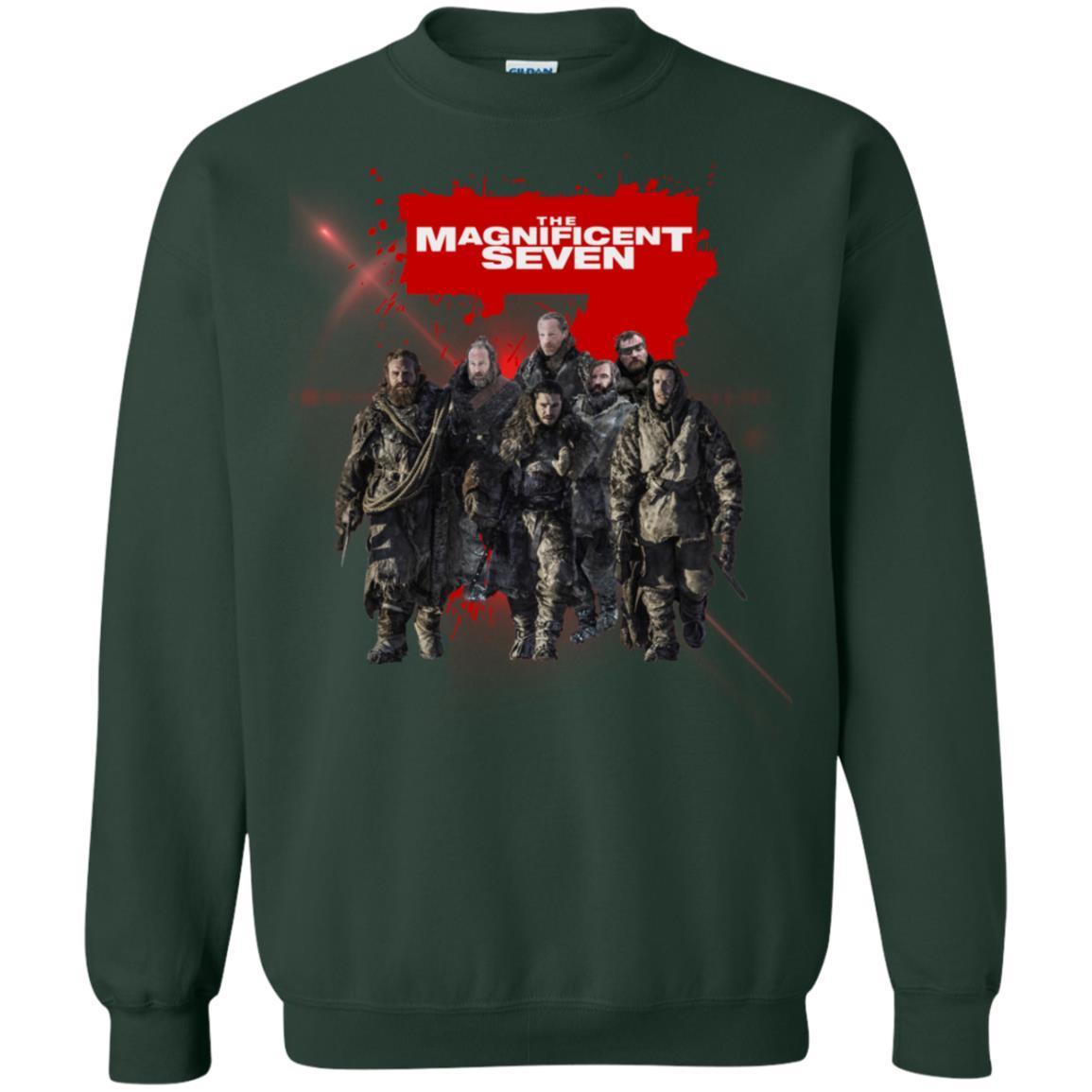 The Magnificent Seven Game Of Thrones Version T-shirt Forest Green S