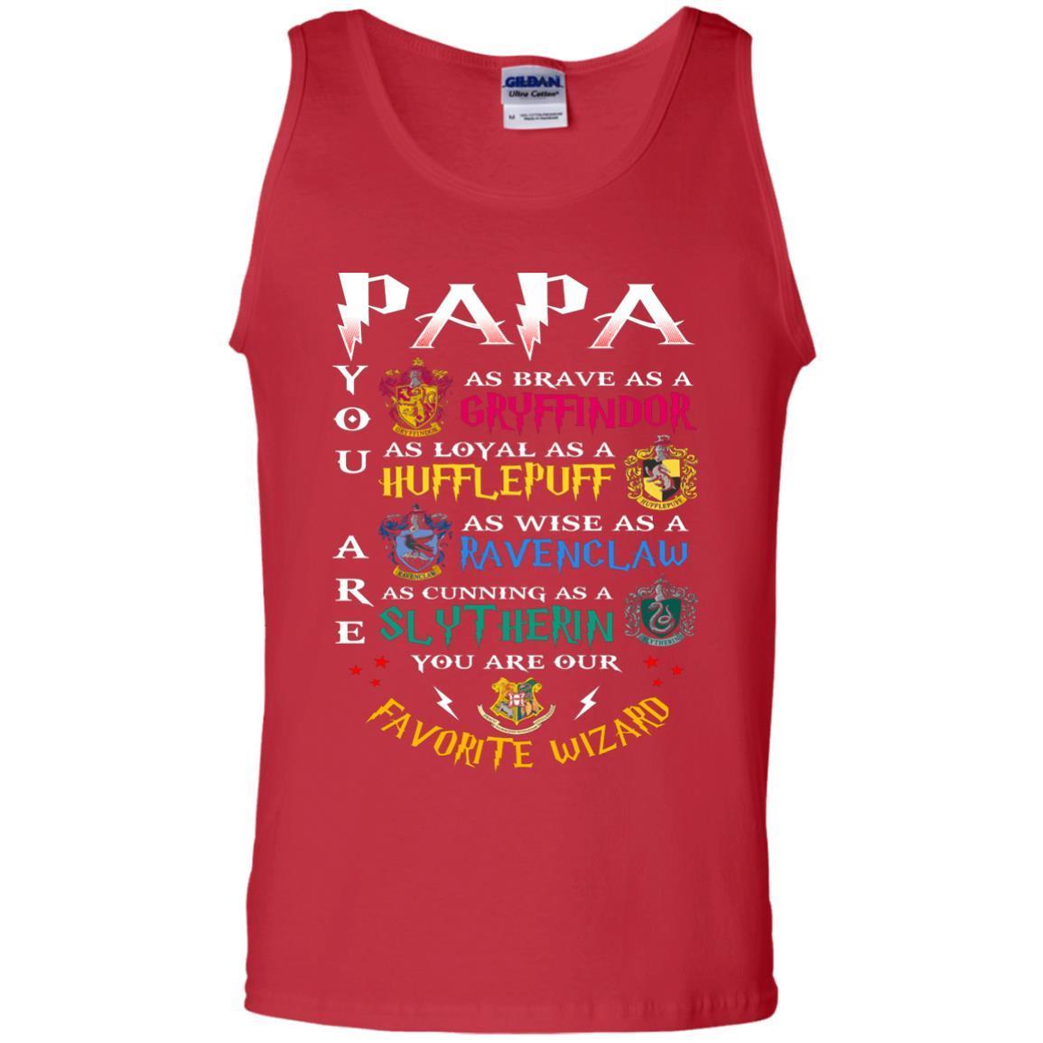 Papa Our Favorite Wizard Harry Potter Fan T-shirt Red S
