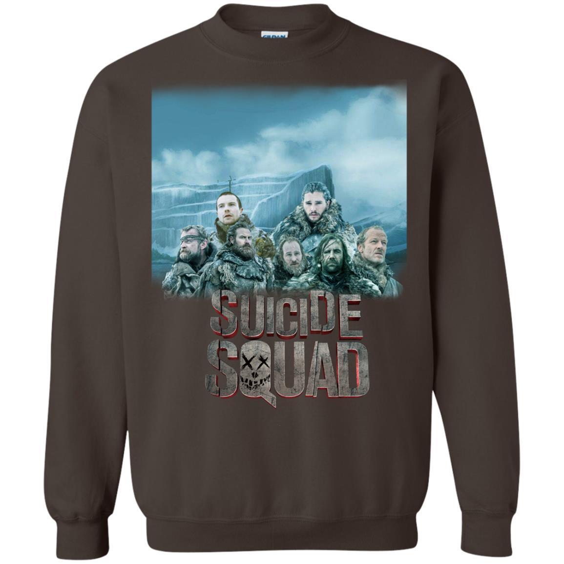 Suicide Squad Game Of Thrones Version T-shirt Dark Chocolate S