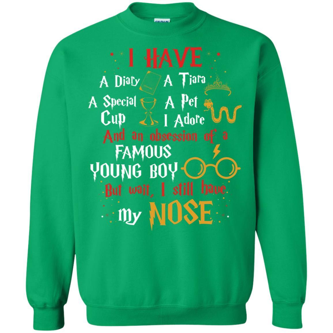 I Have A Diary, A Tiara, A Special Cup, A Pet I Adore And An Obsession Of A Famous Young Boy Harry Potter Fan T-shirt