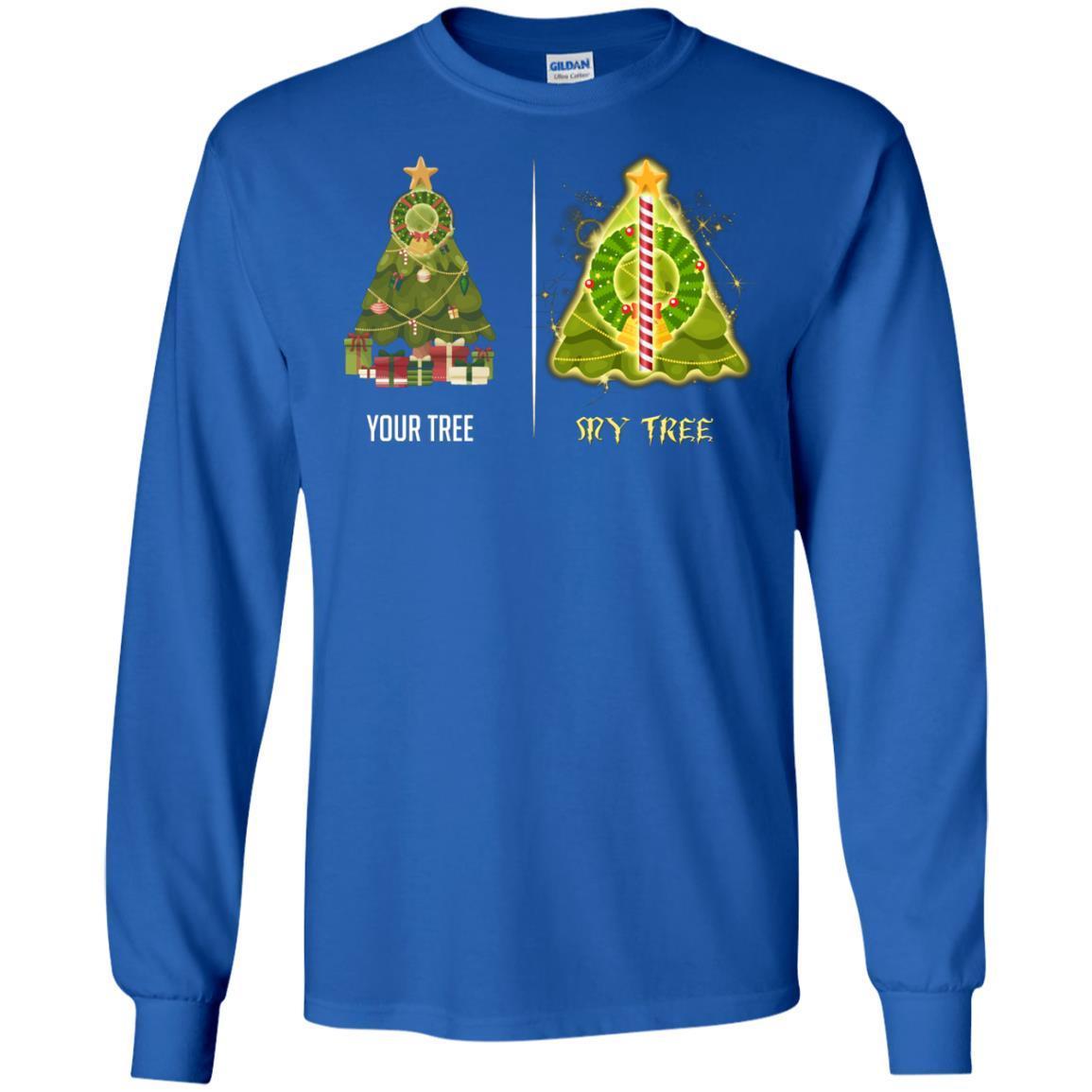 Harry Potter Christmas Tree Shirt Royal S
