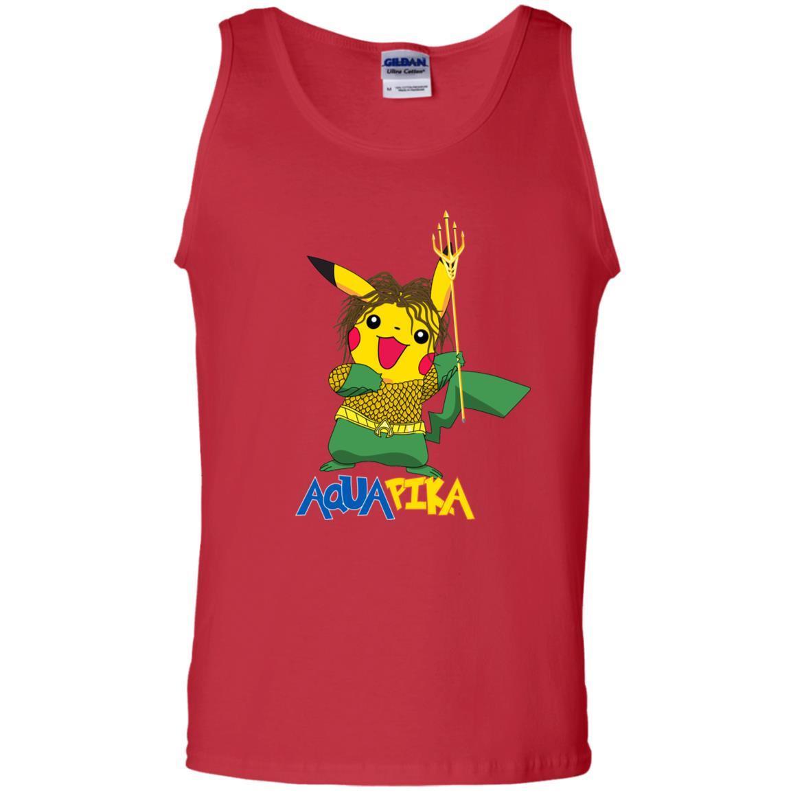 Aquapika Aquaman Piakachu Fan Shirt Red S