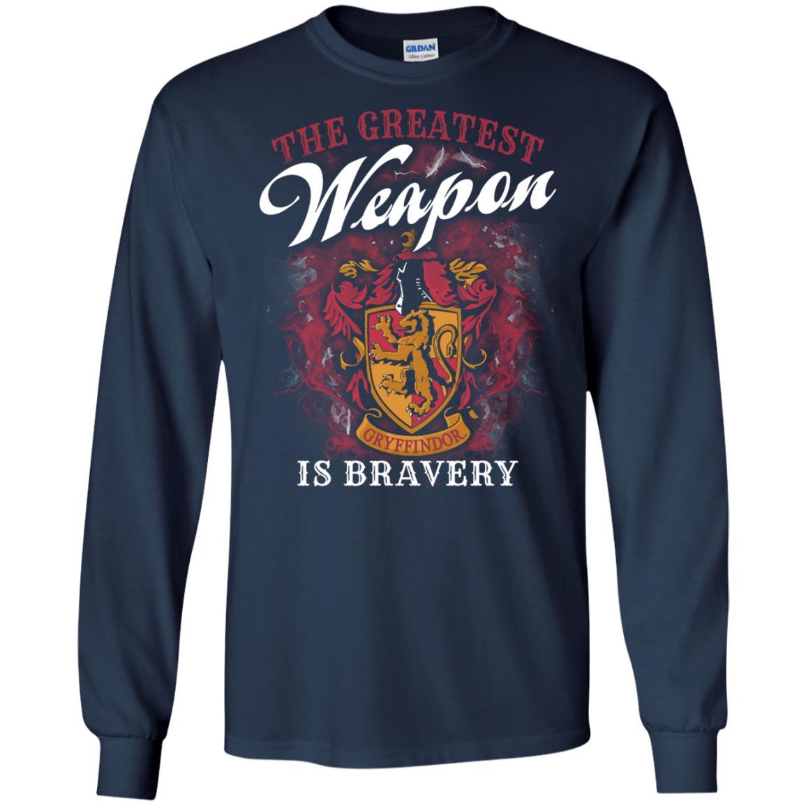 The Greatest Weapon Is Bravery Harry Potter Fan T-shirt
