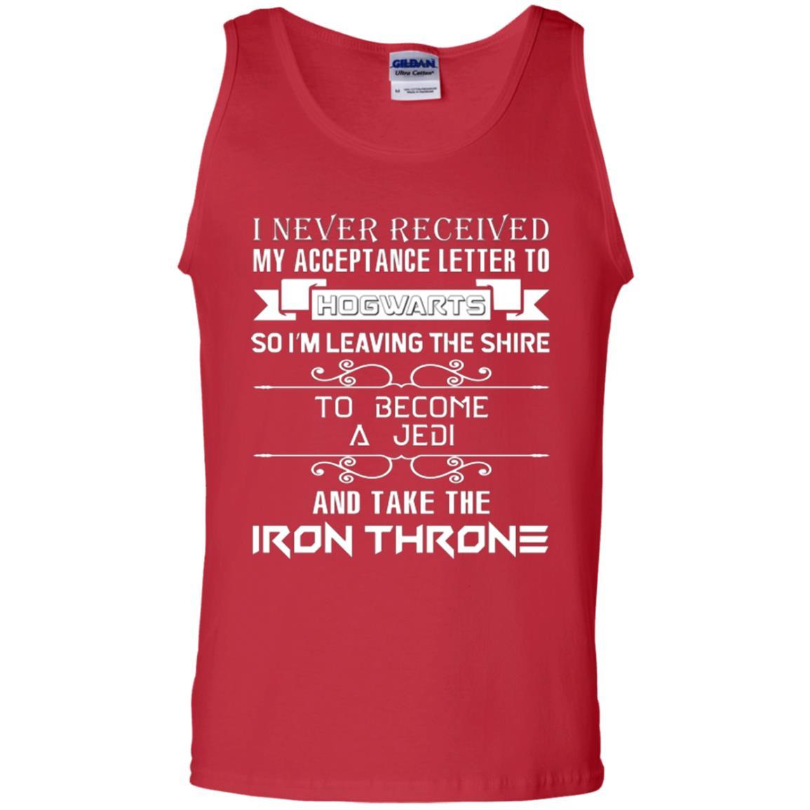 I Never Received My Acceptance Letter To Hogwarts Harry Potter Fan T-shirt Red S