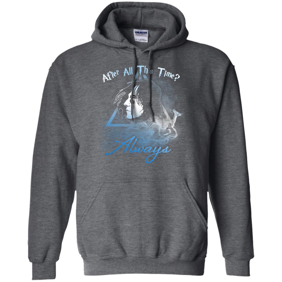 After All This Time Always Harry Potter Fan T-shirt Dark Heather S