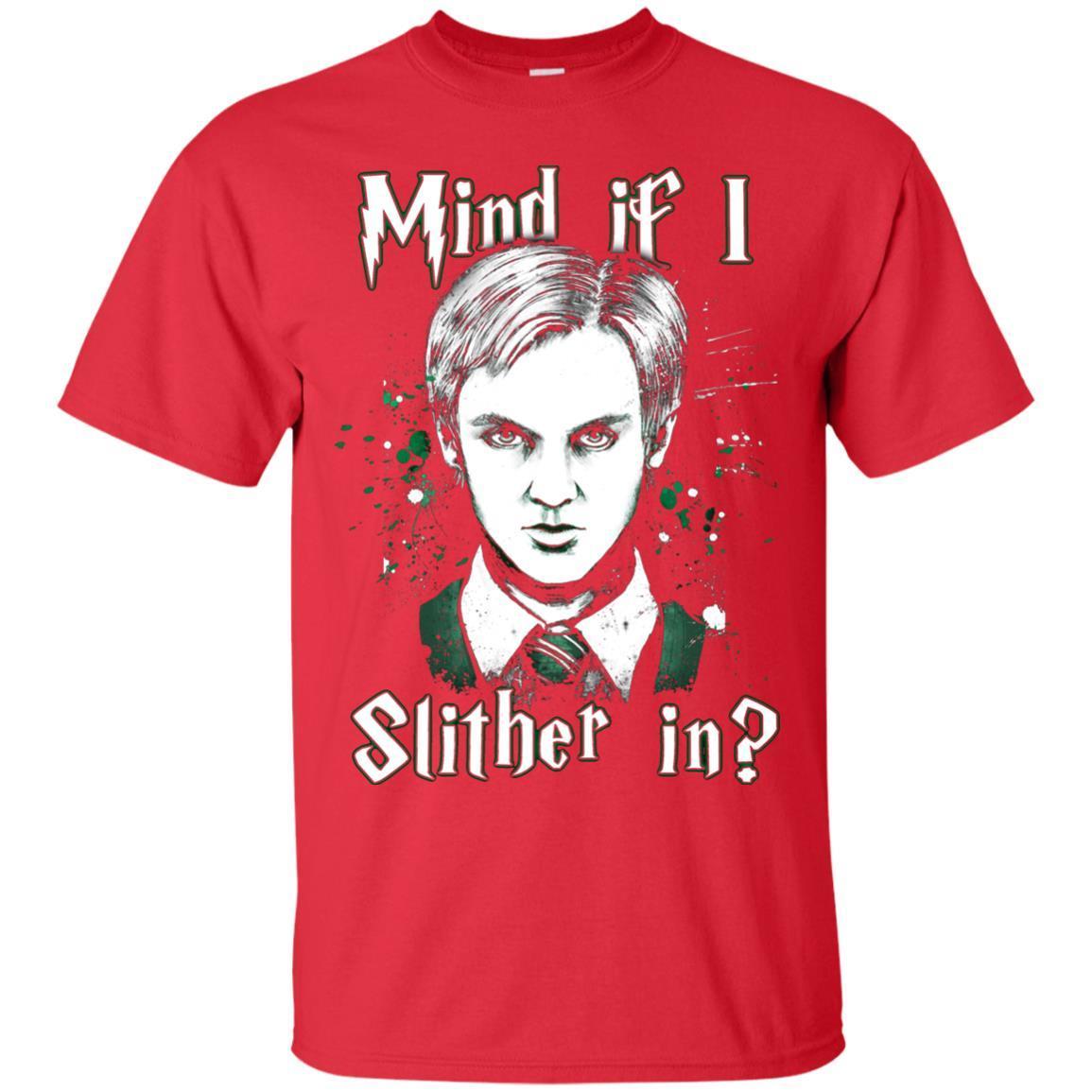 Mind If I Slither In Slytherin House Harry Potter Shirt Red S