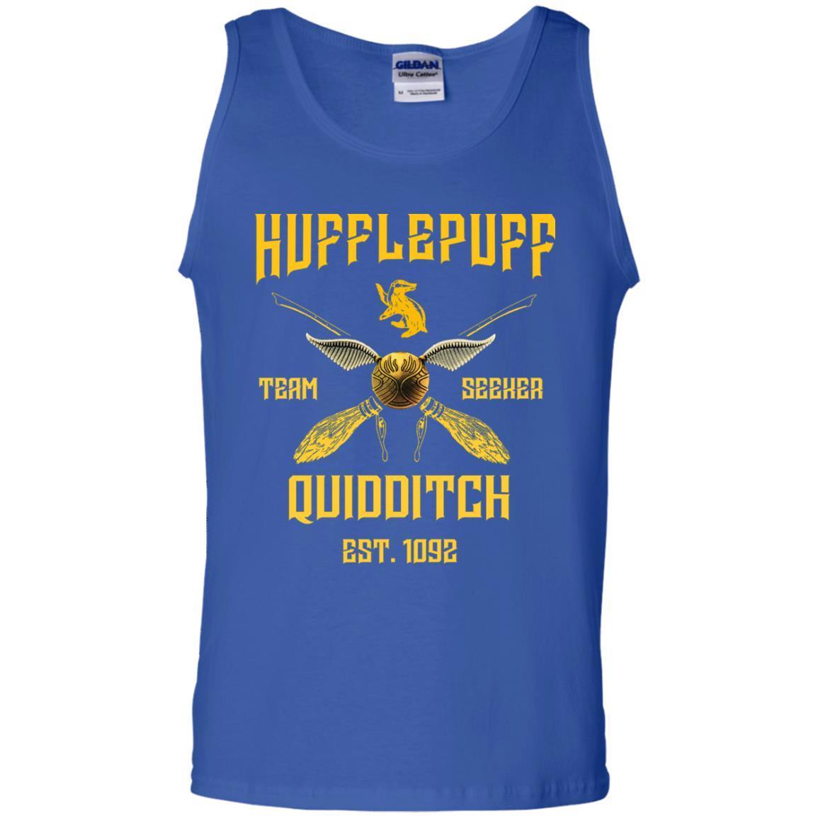Hufflepuff Quidditch Team Seeker Est 1092 Harry Potter Shirt Royal S