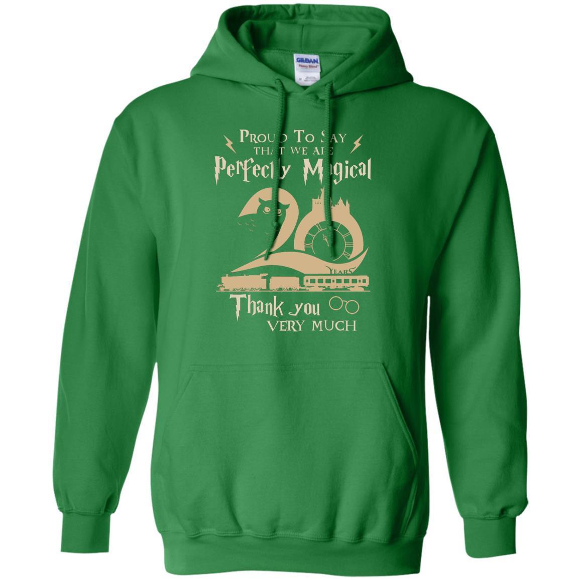 Proud To Say That We Are Perfectly Magical Thank You Very Much Harry Potter Fan T-shirt Irish Green S