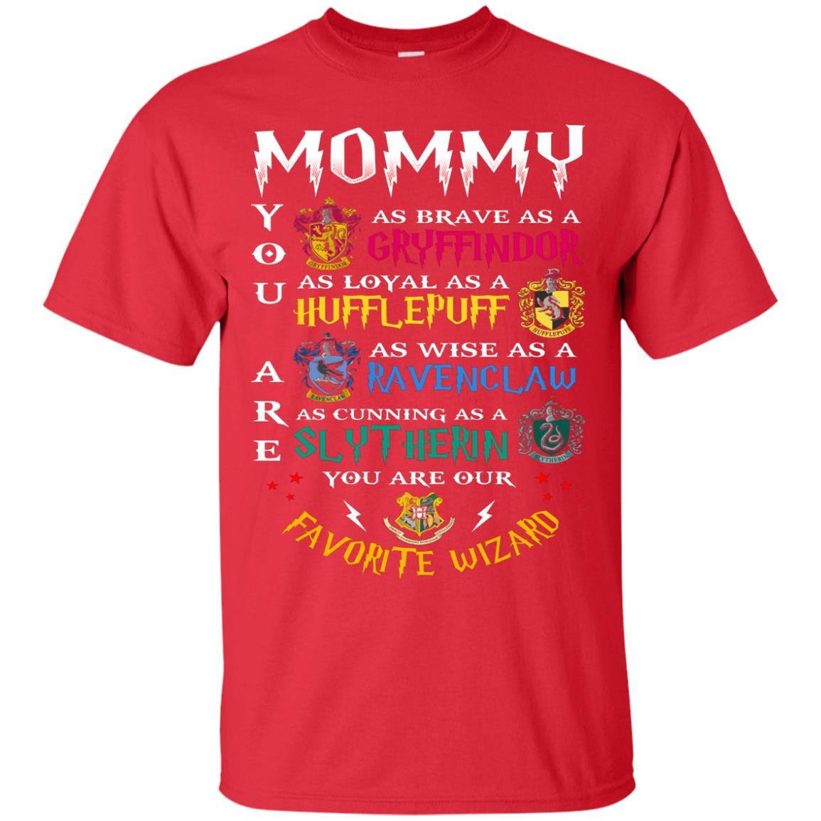Mommy Our Favorite Wizard Harry Potter Fan T-shirt Red S