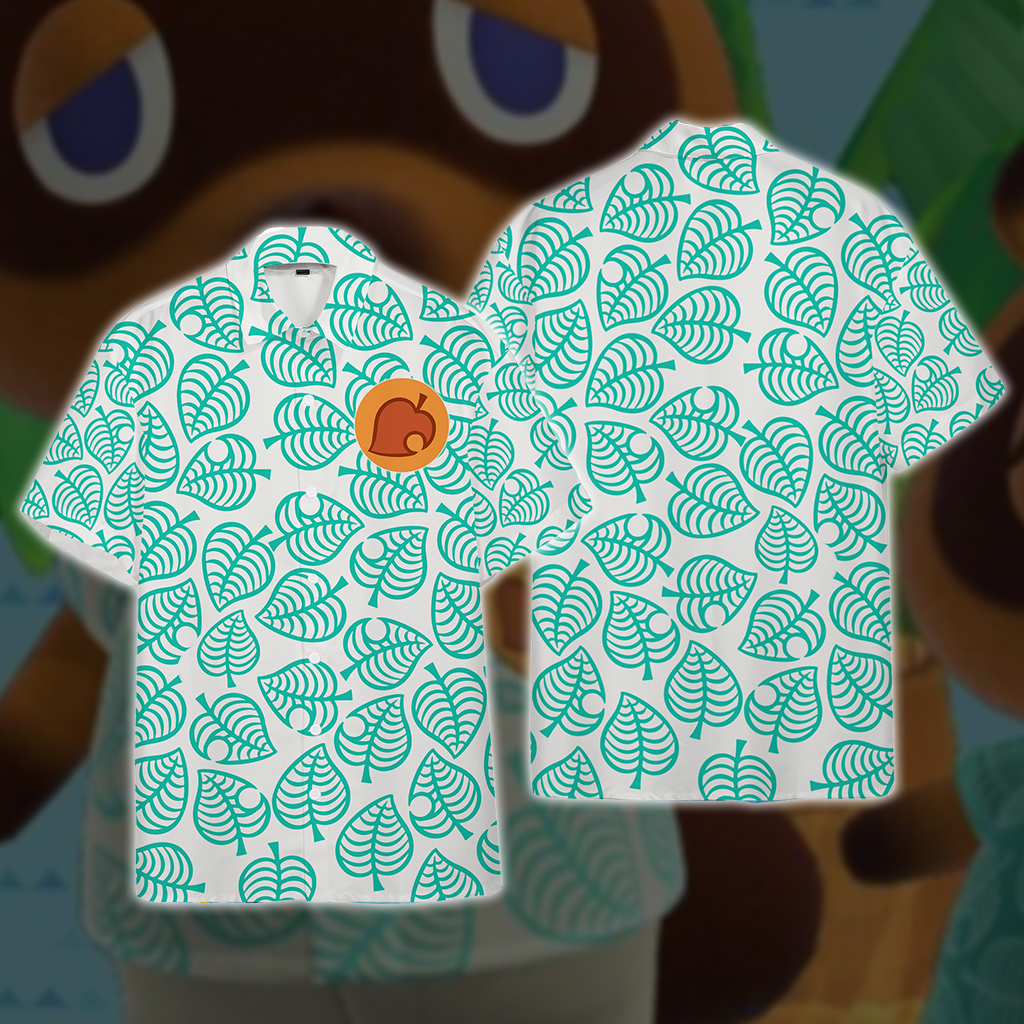 Animal Crossing: New Horizons Tom Nook Cosplay Costume Unisex Hawaiian Shirt S