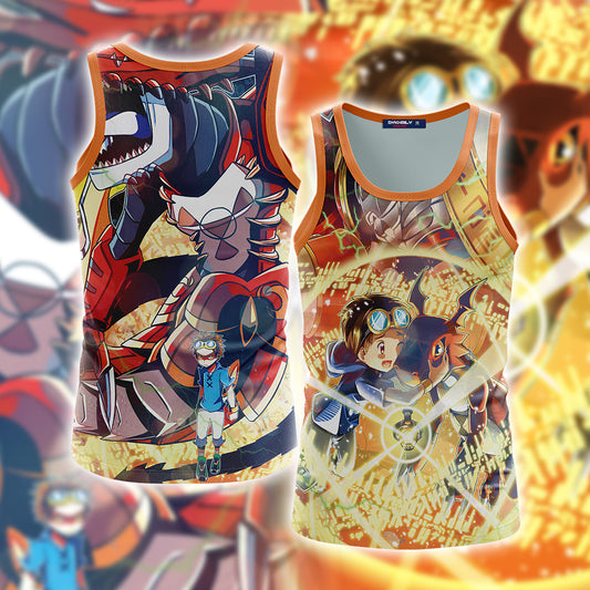 Digimon - Takato And Gallantmon Unisex 3D Tank Top S