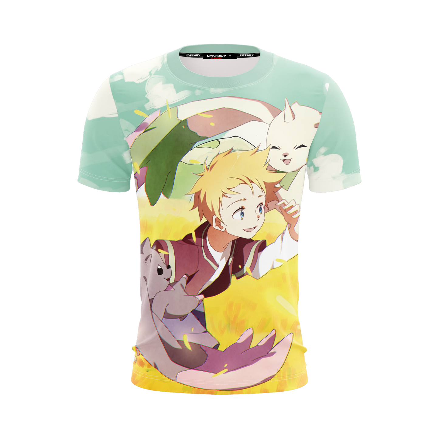 Digimon Terriermon And Lopmon Unisex 3D T-shirt
