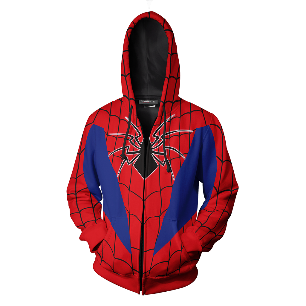 Spider-Armor MK IV Cosplay PS4 Zip Up Hoodie Jacket