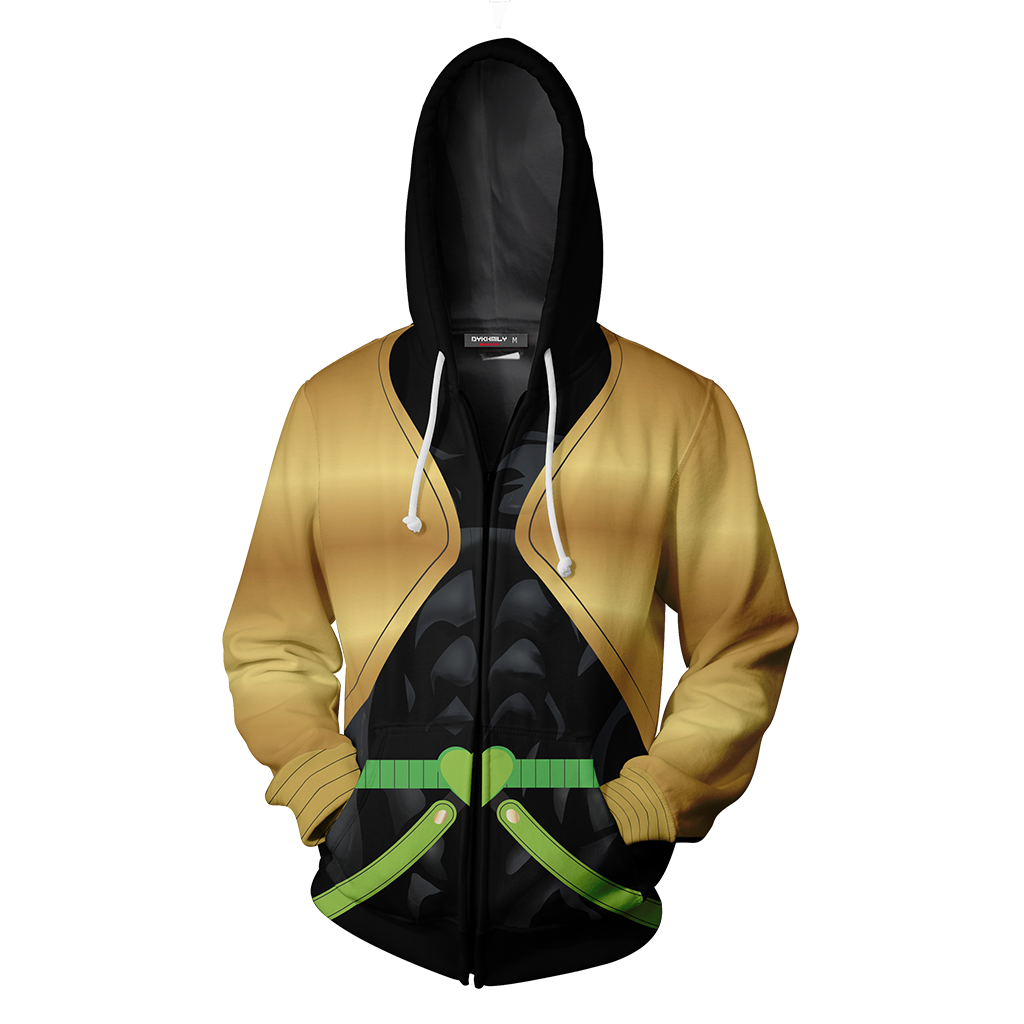 Jojo's Bizarre Adventure: Stardust Crusaders Dio Brando Cosplay Zip Up Hoodie Jacket