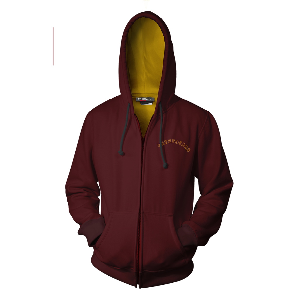 Quidditch Champion Gryffindor Team Harry Potter Zip Up Hoodie