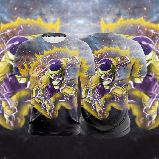 Golden Frieza Dragon Ball Unisex 3D T-shirt S