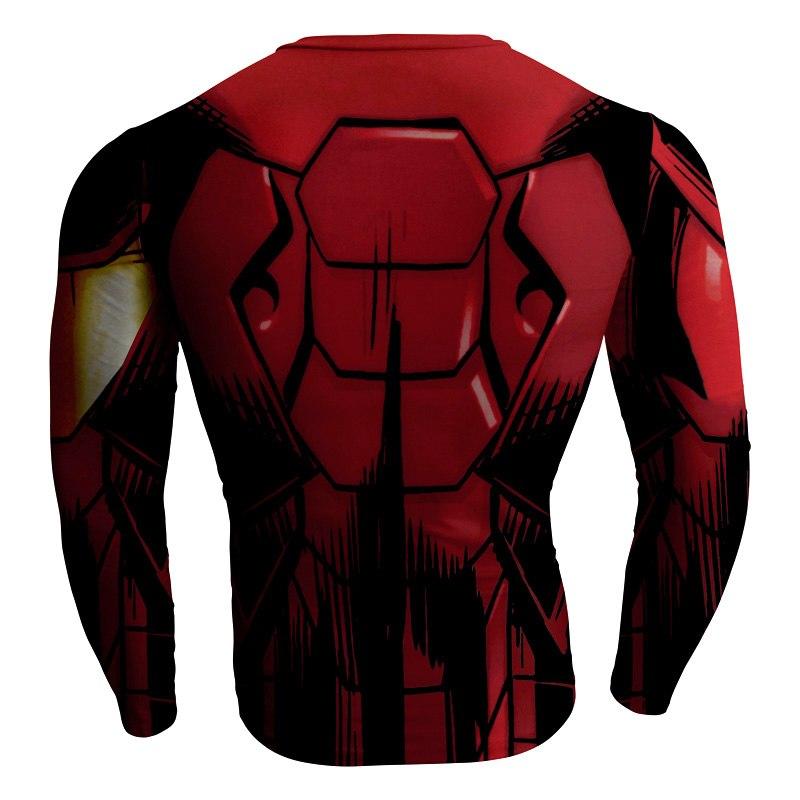 Iron Man Armor: Mark IV Cosplay Long Sleeve Compression T-shirt