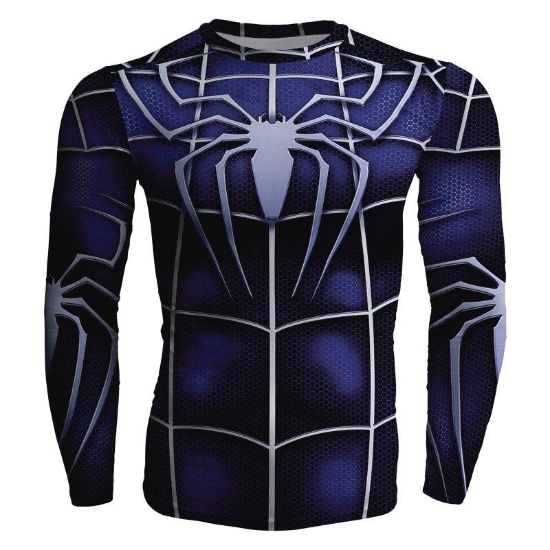 Spiderman Black Suit Long Sleeve Compression T-shirt