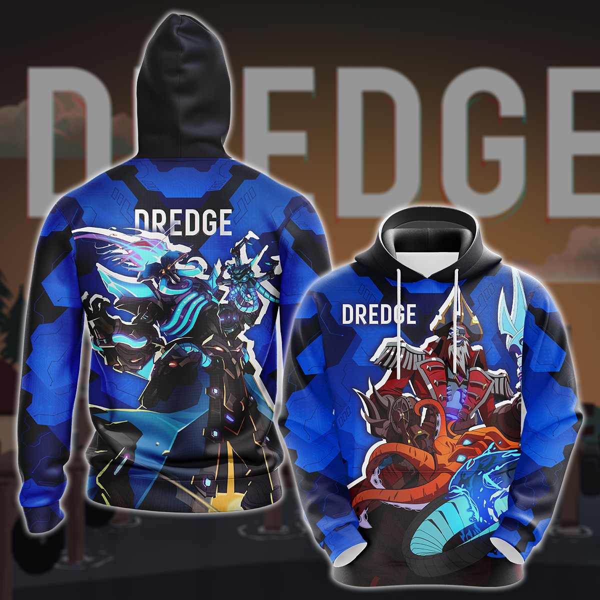 DREDGE Video Game 3D All Over Printed T-shirt Tank Top Zip Hoodie Pullover Hoodie Hawaiian Shirt Beach Shorts Jogger Hoodie S