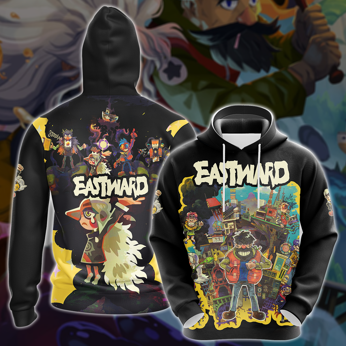 Eastward Video Game 3D All Over Printed T-shirt Tank Top Zip Hoodie Pullover Hoodie Hawaiian Shirt Beach Shorts Joggers Hoodie S