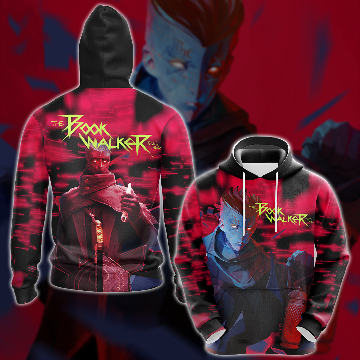 Bookwalker: Thief of Tales Video Game 3D All Over Printed T-shirt Tank Top Zip Hoodie Pullover Hoodie Hawaiian Shirt Beach Shorts Jogger Hoodie S