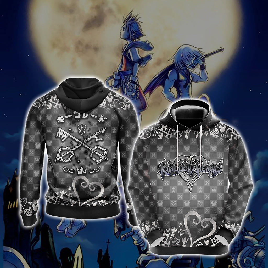 Kingdom Hearts - Keyblade Unisex 3D T-shirt Hoodie S