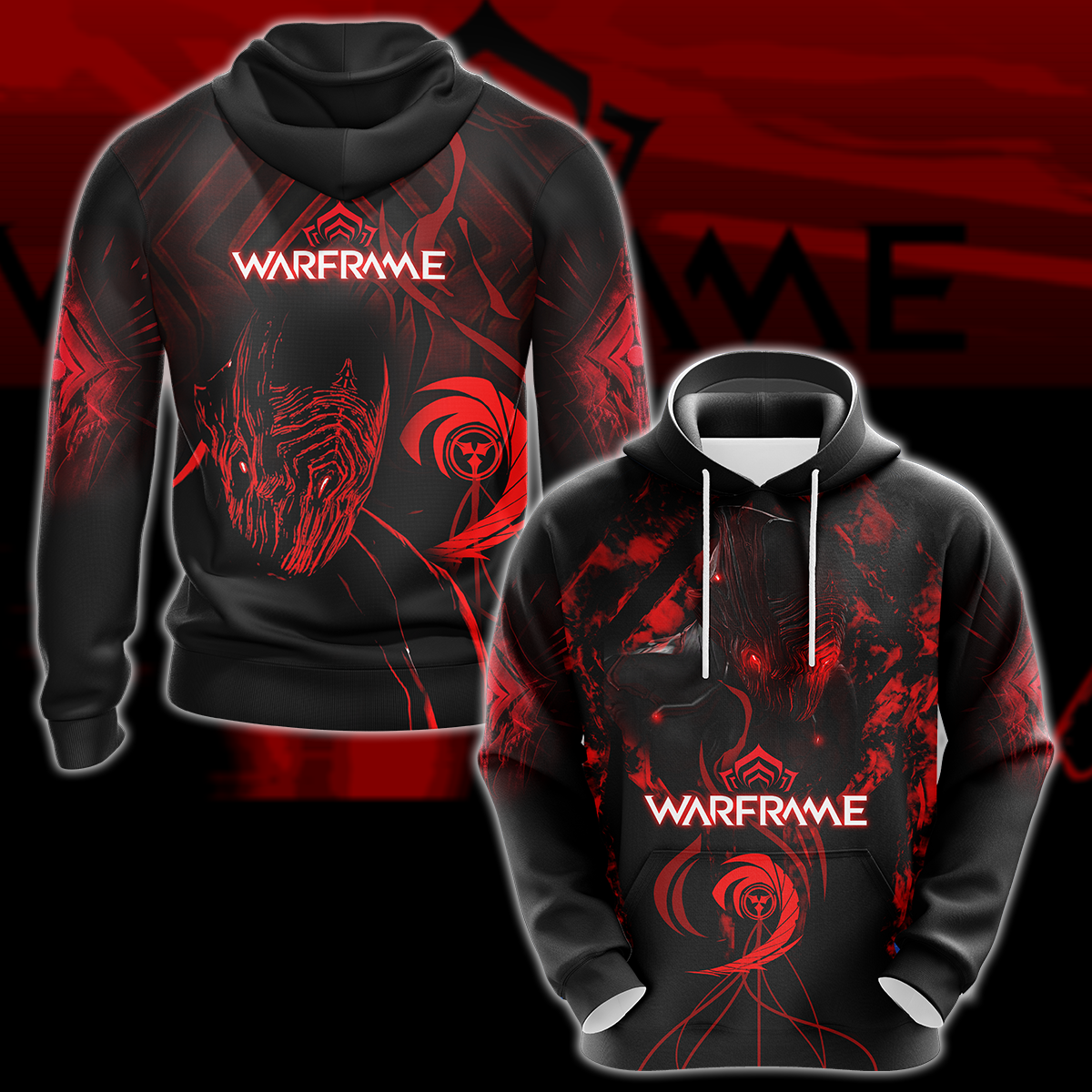 Warframe Video Game 3D All Over Printed T-shirt Tank Top Zip Hoodie Pullover Hoodie Hawaiian Shirt Beach Shorts Joggers Hoodie S