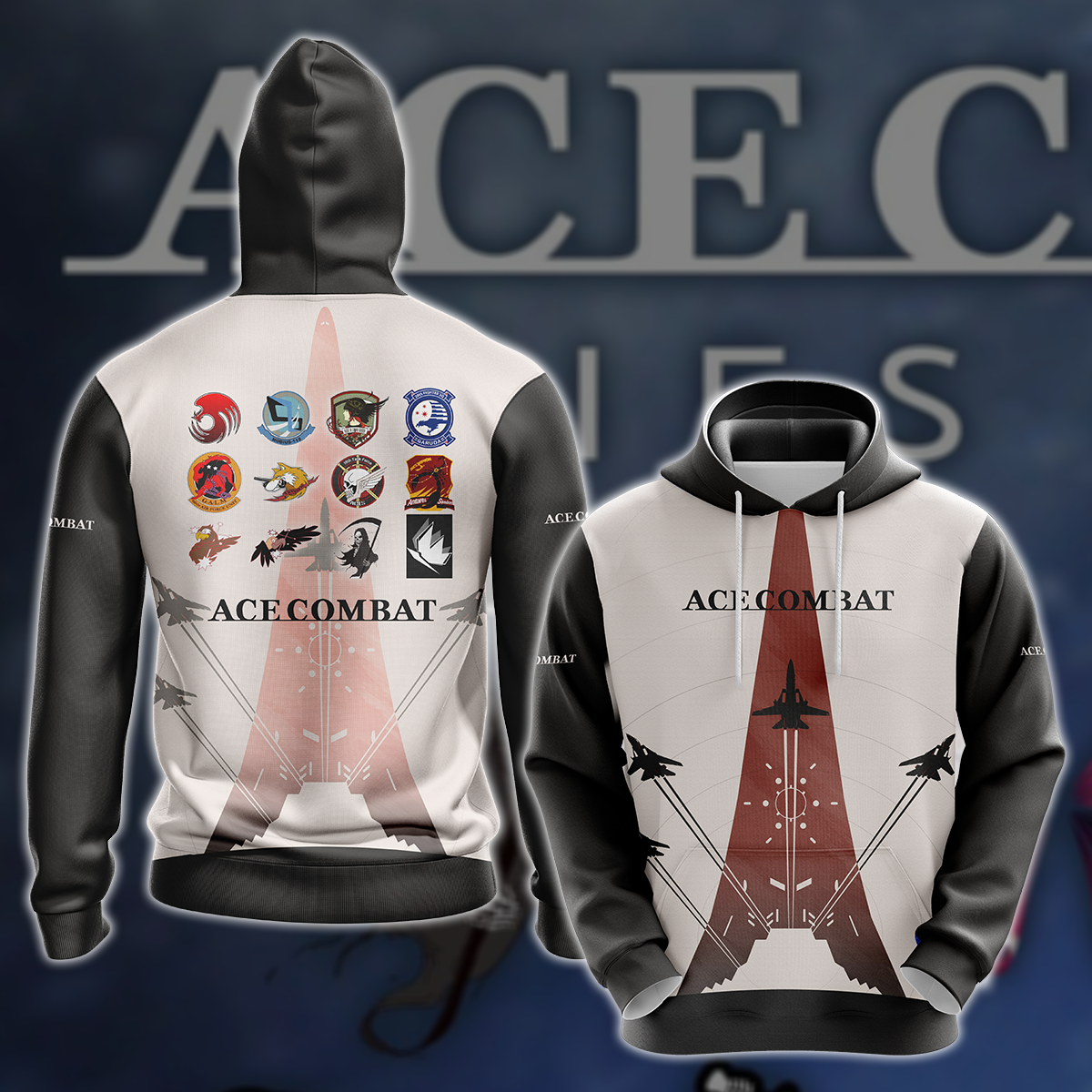 Ace Combat Video Game 3D All Over Printed T-shirt Tank Top Zip Hoodie Pullover Hoodie Hawaiian Shirt Beach Shorts Joggers Hoodie S