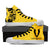Quidditch Hufflepuff Harry Potter High Top Shoes Men SIZE 36 