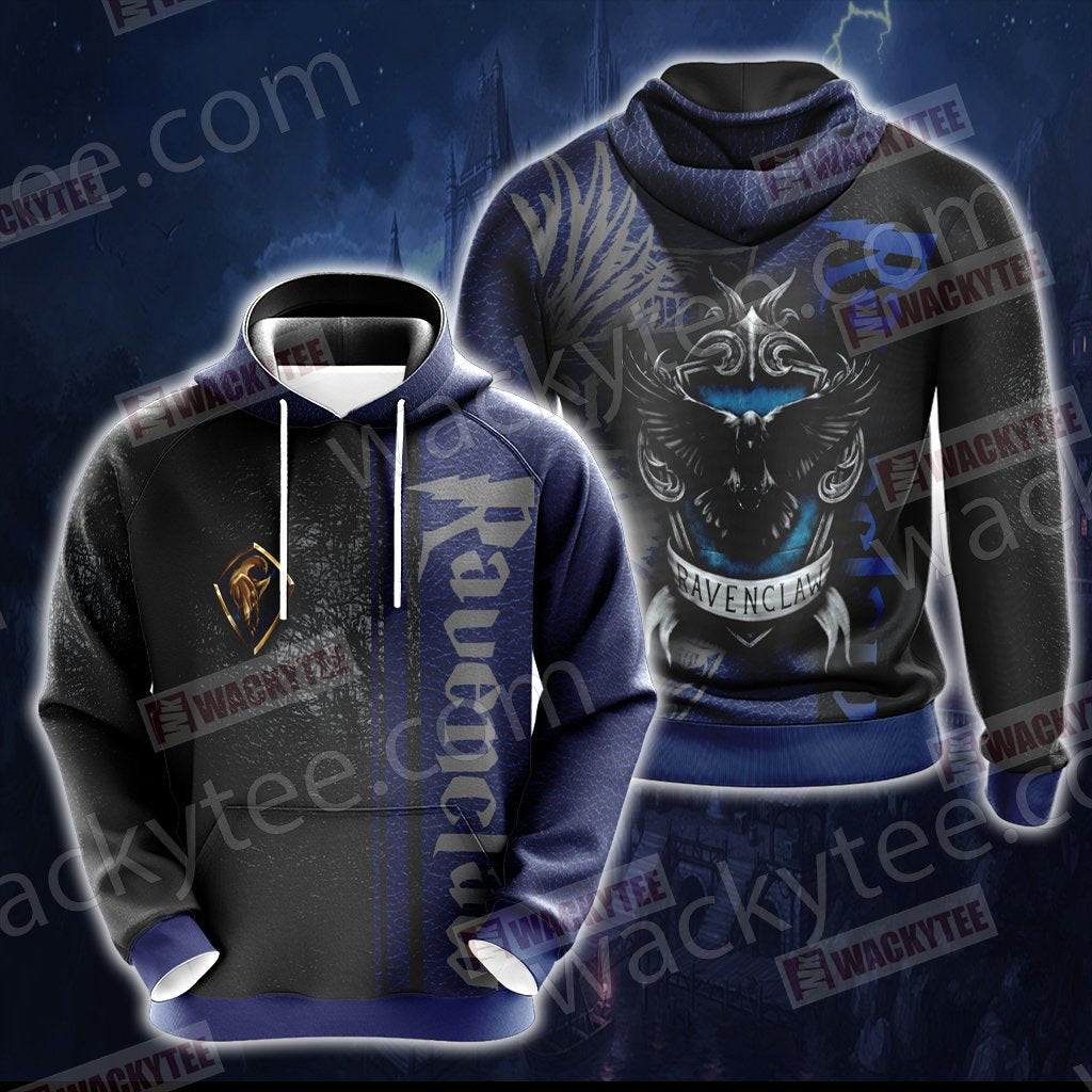 Harry Potter - Ravenclaw House Wacky Style New Unisex 3D T-shirt Hoodie S