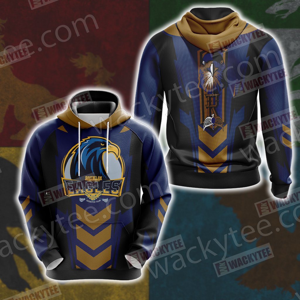 Harry Potter - Ravenclaw House Sporty Style Unisex 3D T-shirt Hoodie S