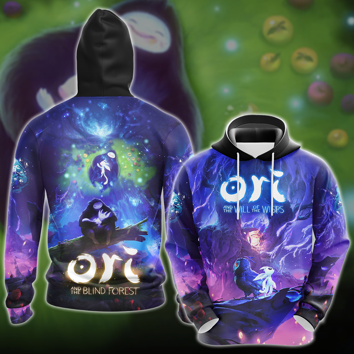 Ori and the Blind Forest Video Game 3D All Over Printed T-shirt Tank Top Zip Hoodie Pullover Hoodie Hawaiian Shirt Beach Shorts Jogger Hoodie S