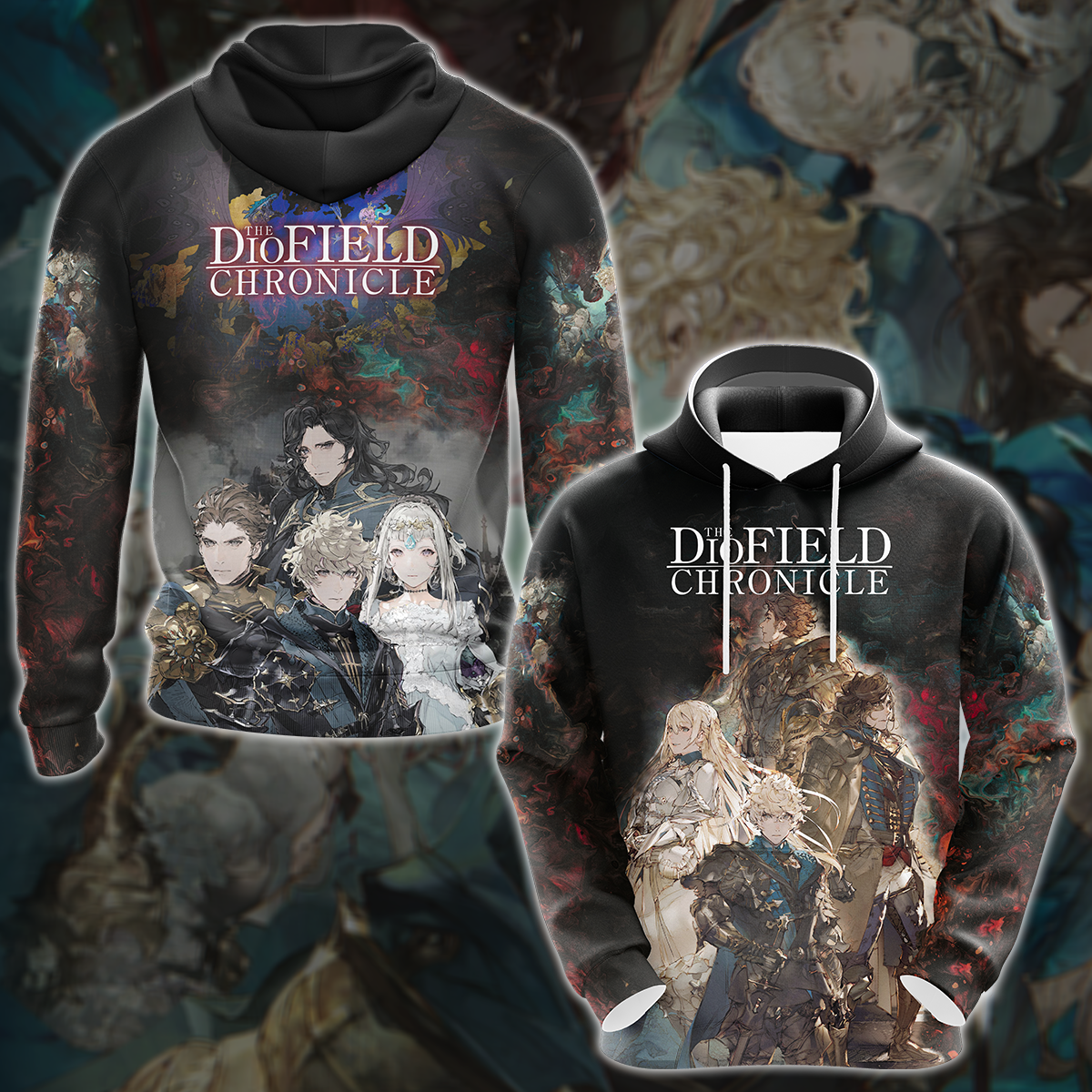 The DioField Chronicle Video Game 3D All Over Print T-shirt Tank Top Zip Hoodie Pullover Hoodie Hawaiian Shirt Beach Shorts Jogger Hoodie S