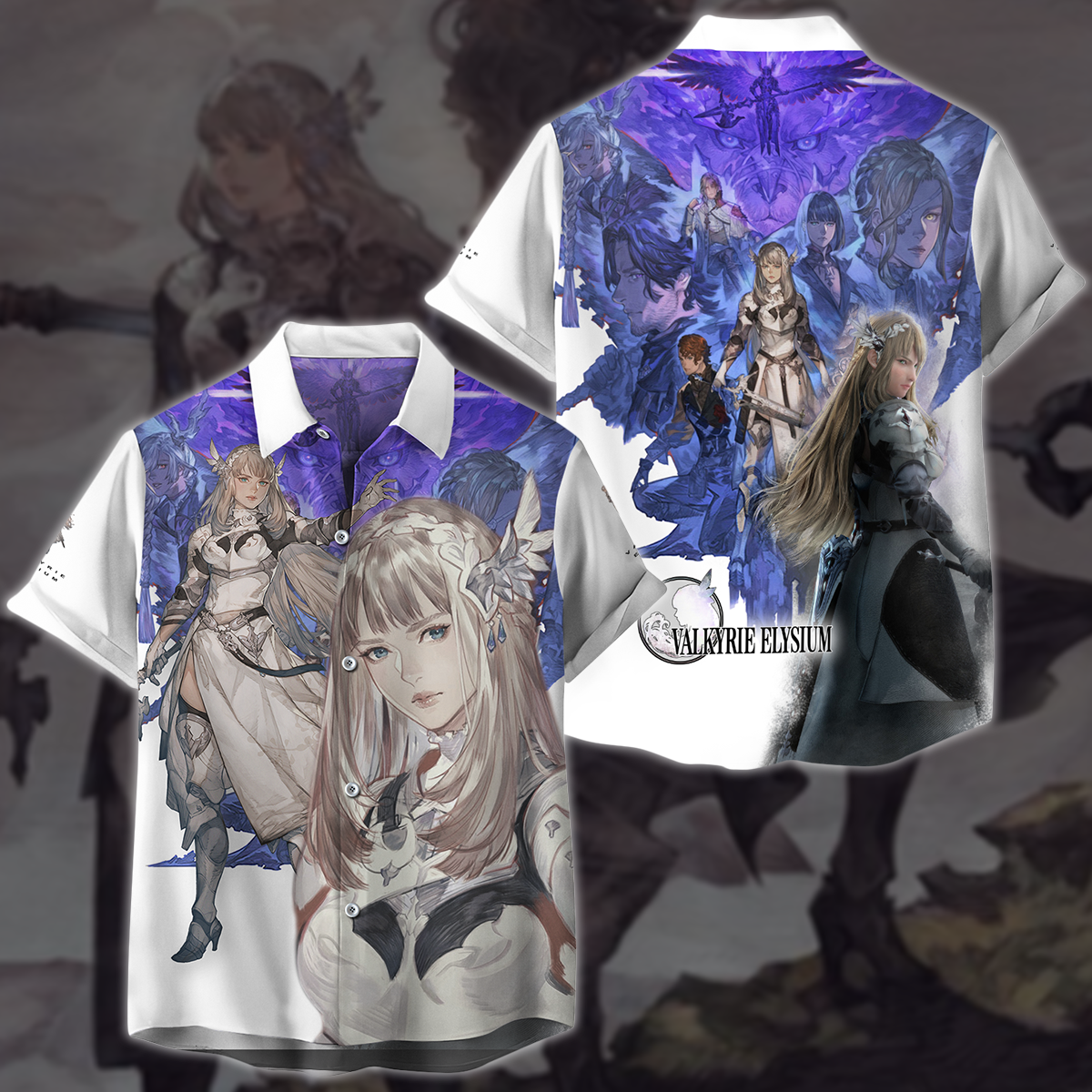 Valkyrie Elysium Video Game 3D All Over Print T-shirt Tank Top Zip Hoodie Pullover Hoodie Hawaiian Shirt Beach Shorts Jogger Hawaiian Shirt S