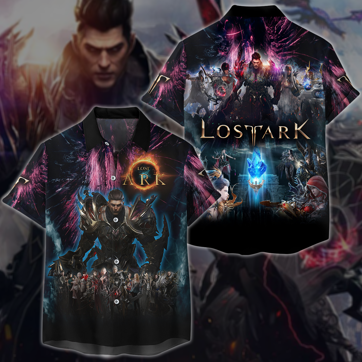 Lost Ark Video Game 3D All Over Printed T-shirt Tank Top Zip Hoodie Pullover Hoodie Hawaiian Shirt Beach Shorts Jogger Hawaiian Shirt S