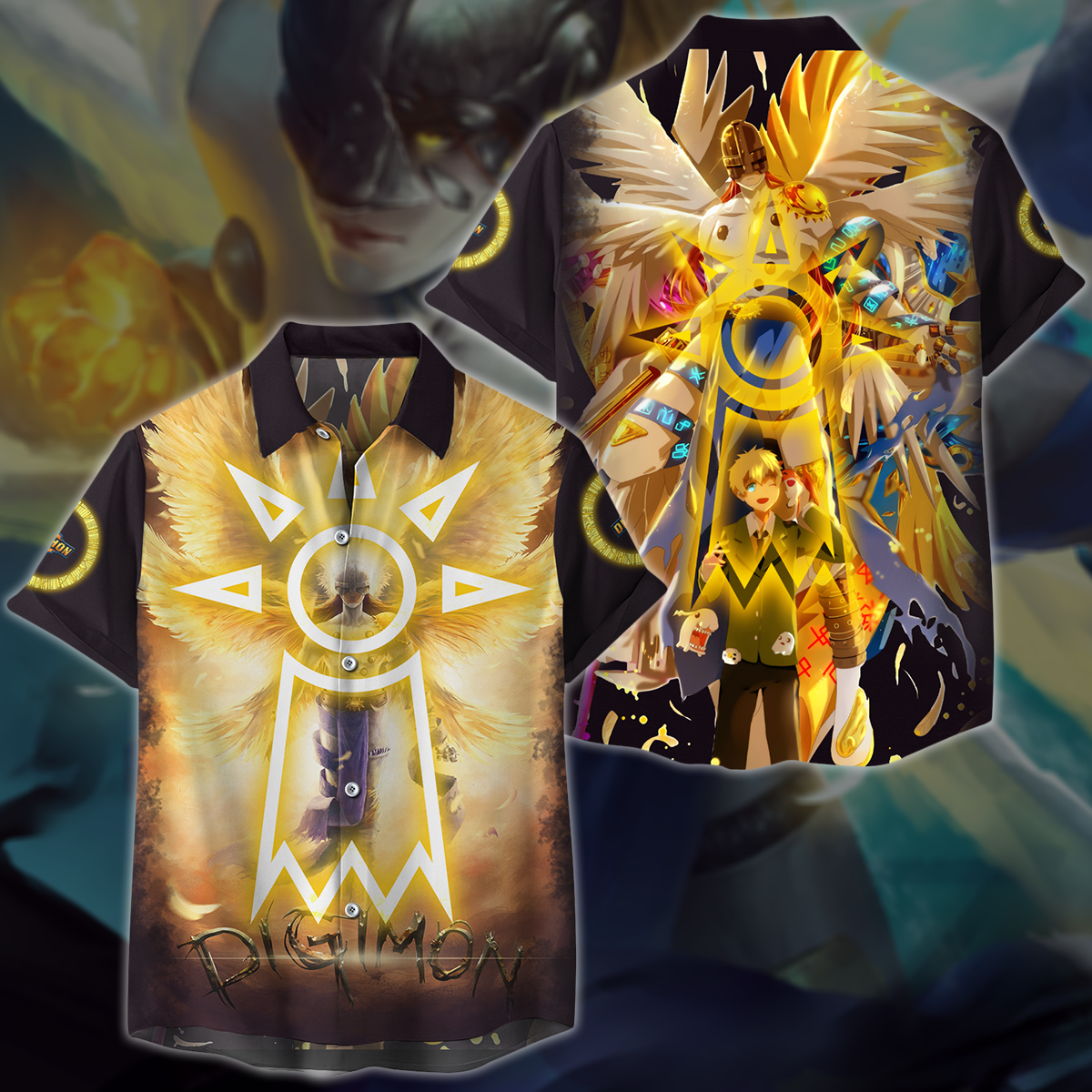 Digimon Video Game 3D All Over Printed T-shirt Tank Top Zip Hoodie Pullover Hoodie Hawaiian Shirt Beach Shorts Jogger