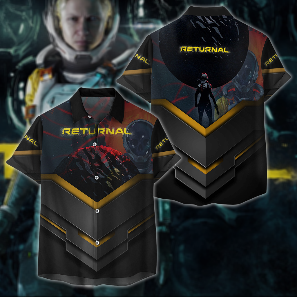 Returnal 3D All Over Print T-shirt Tank Top Zip Hoodie Pullover Hoodie Hawaiian Shirt Beach Shorts Jogger Hawaiian Shirt S