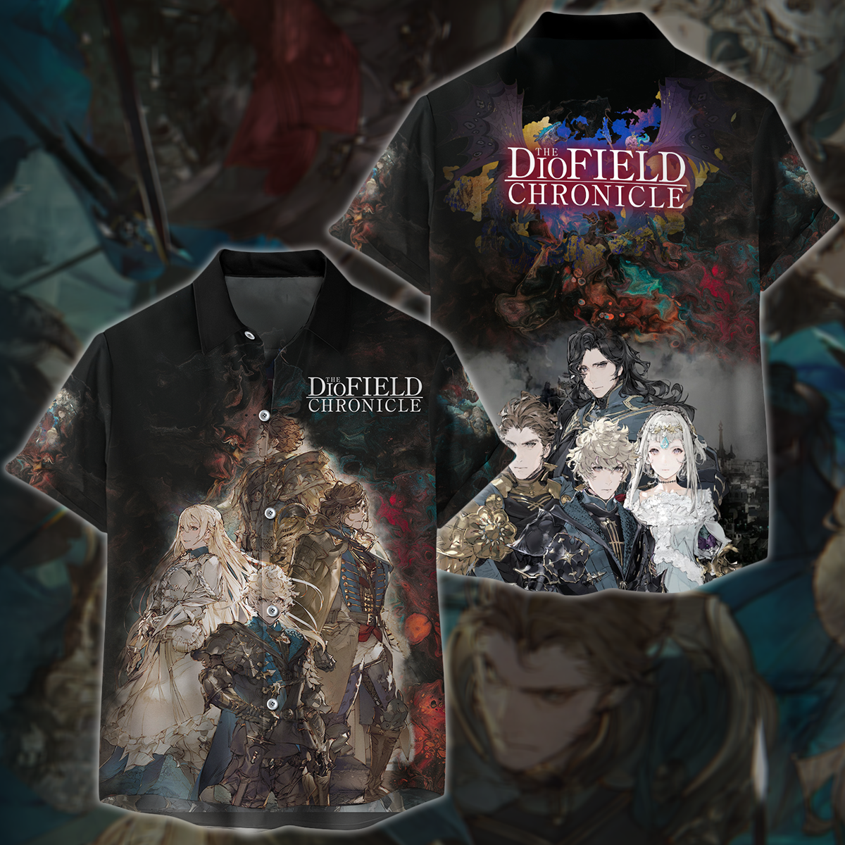The DioField Chronicle Video Game 3D All Over Print T-shirt Tank Top Zip Hoodie Pullover Hoodie Hawaiian Shirt Beach Shorts Jogger Hawaiian Shirt S