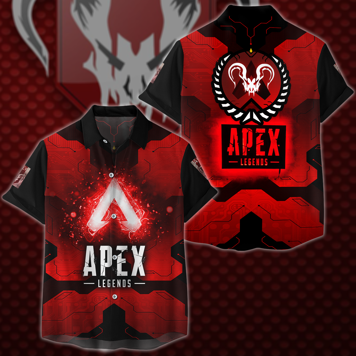 Apex Legends Video Game 3D All Over Printed T-shirt Tank Top Zip Hoodie Pullover Hoodie Hawaiian Shirt Beach Shorts Jogger Hawaiian Shirt S