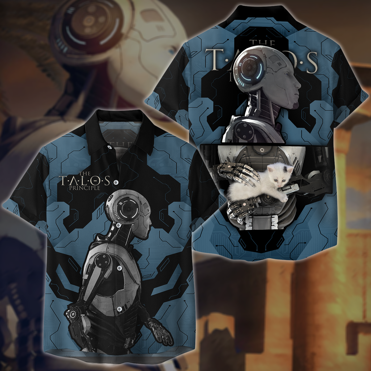 Talos Principle Video Game 3D All Over Printed T-shirt Tank Top Zip Hoodie Pullover Hoodie Hawaiian Shirt Beach Shorts Jogger