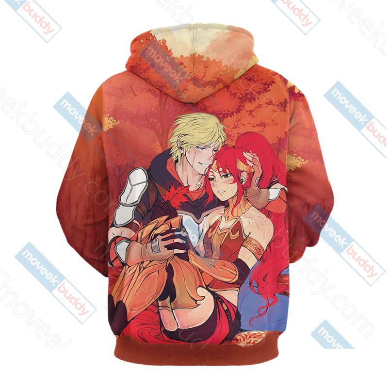 RWBY Jaune and Pyrrha Unisex 3D T-shirt